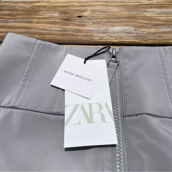 Zara Water Repellent Gray Skirt - Picture 4 of 6